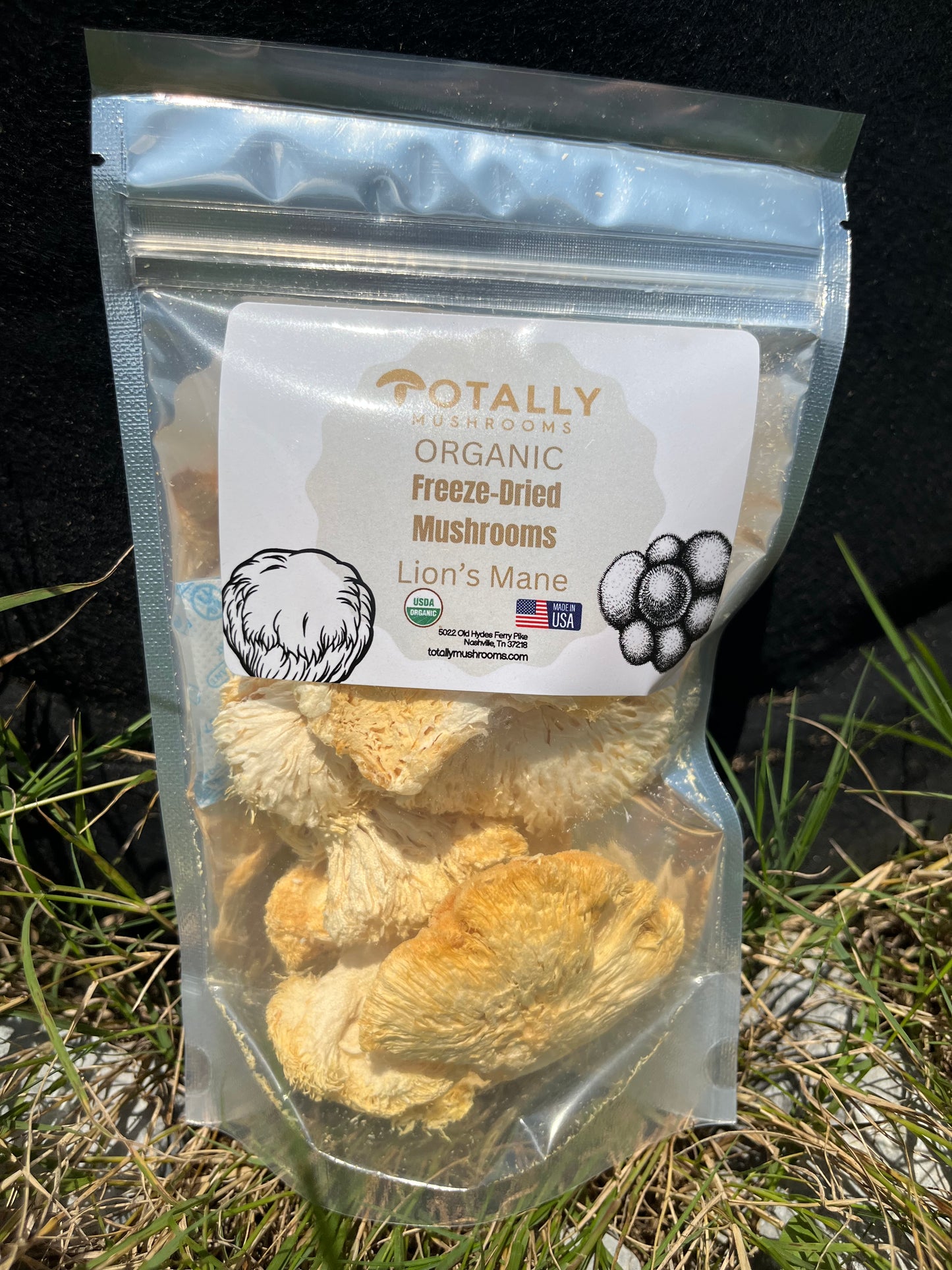 1/2 ounce Organic Freeze Dried Mushrooms - Lion's Mane